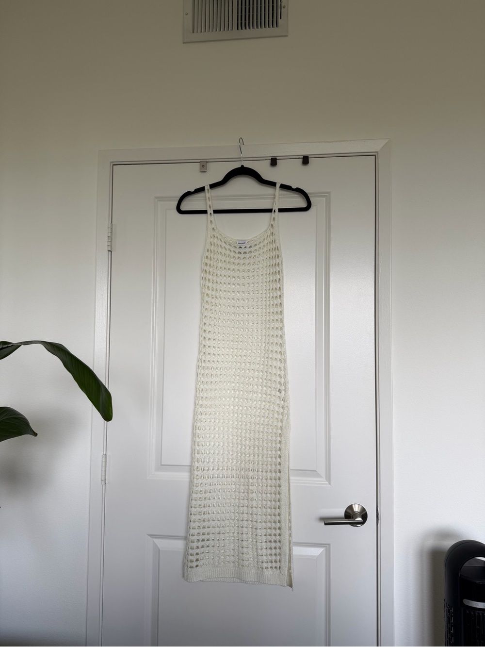 Princess Polly Cream Crochet Knit Maxi Dress